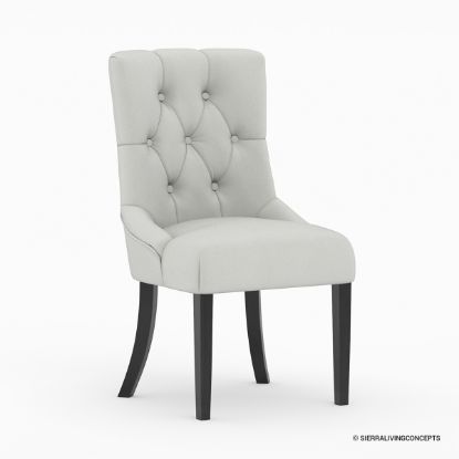 Picture of Marbella Modern Rosewood Upholstered Dining Chair