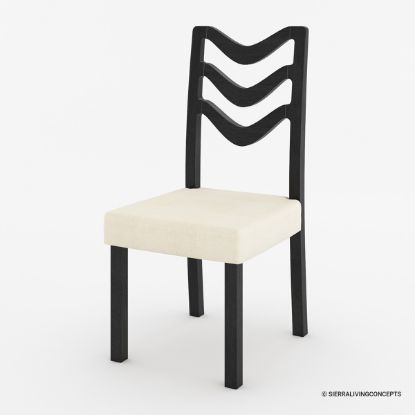 Picture of Middelburg Modern Solid Wood Geometric Dining Chair