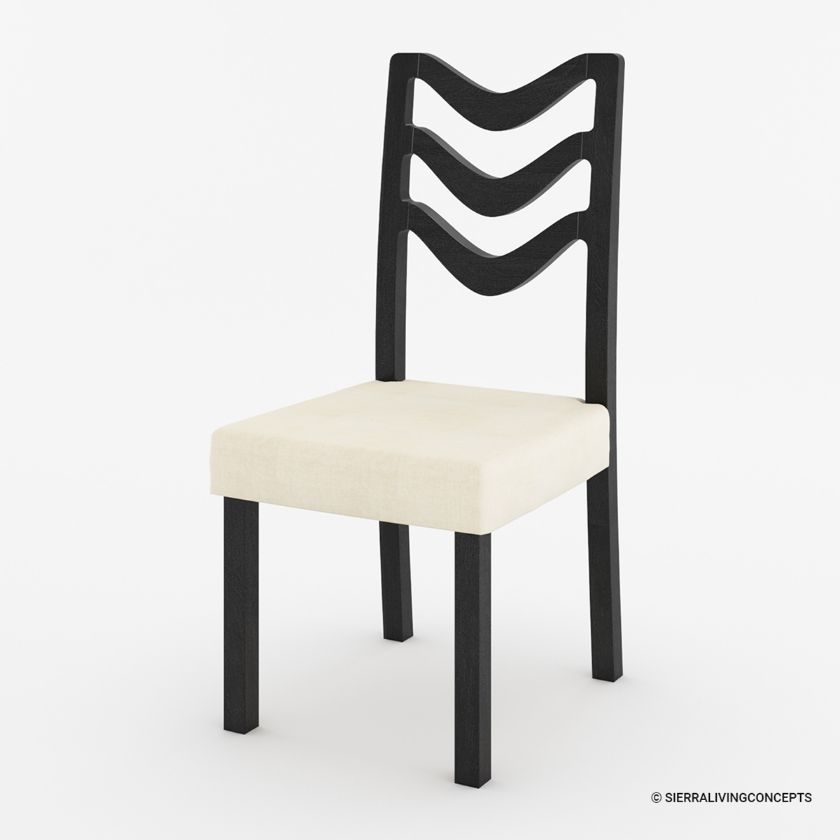 Picture of Middelburg Modern Solid Wood Geometric Dining Chair