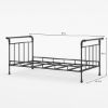 Picture of Bayonne Black Twin Size Daybed with Metal Frame and Slats