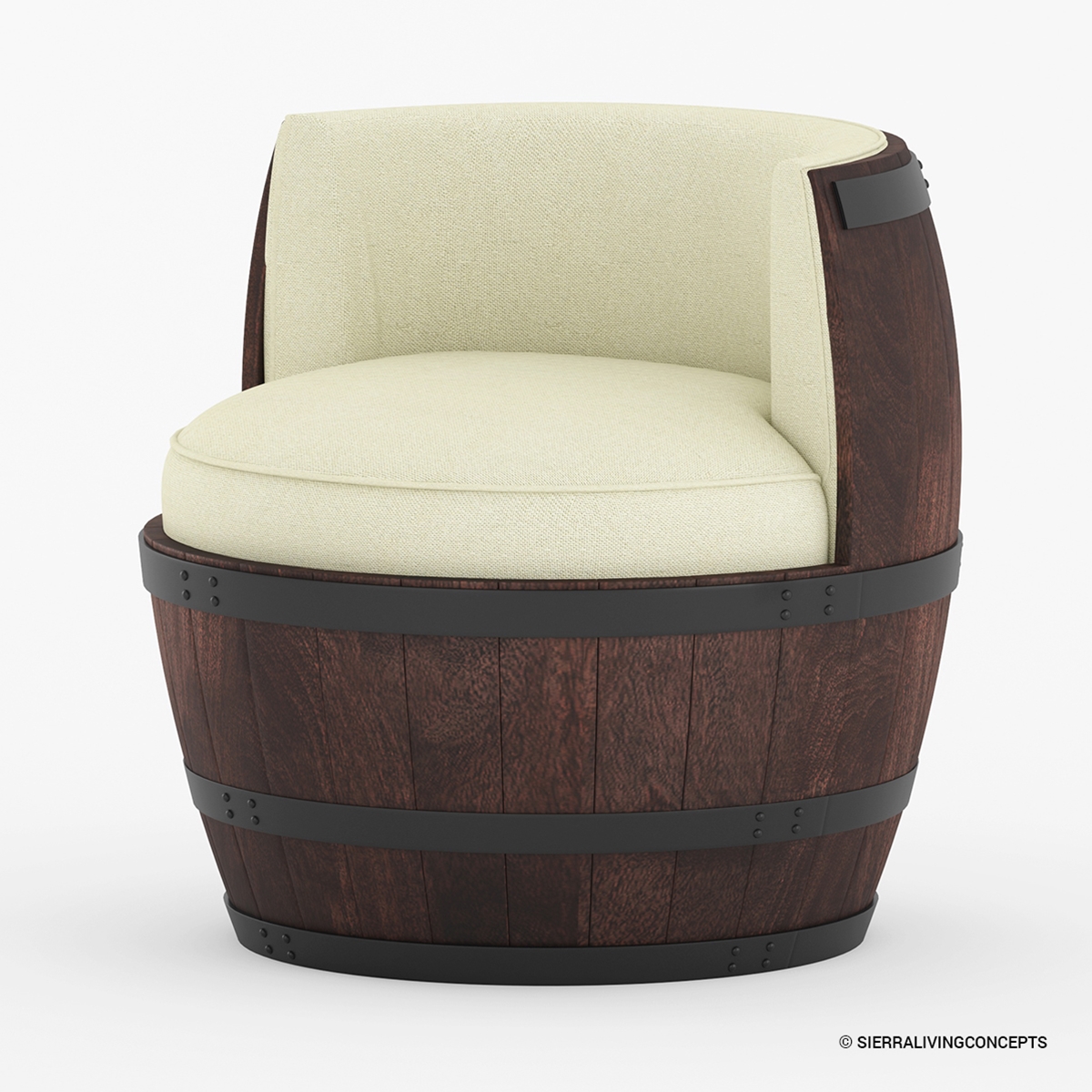 Half barrel online chairs