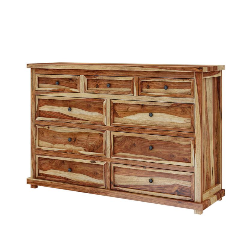 Larvik Rustic Wood Bedroom Set | Available in King, Queen & Full Size