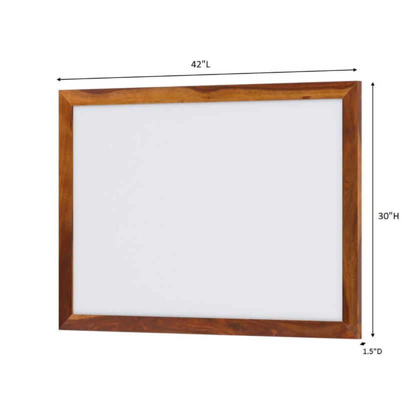 Brocton Rustic Solid Wood Mirror Frame