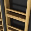 Picture of Lausanne 2 Tone Solid Wood Modern Tall Black Bar Cabinet Armoire