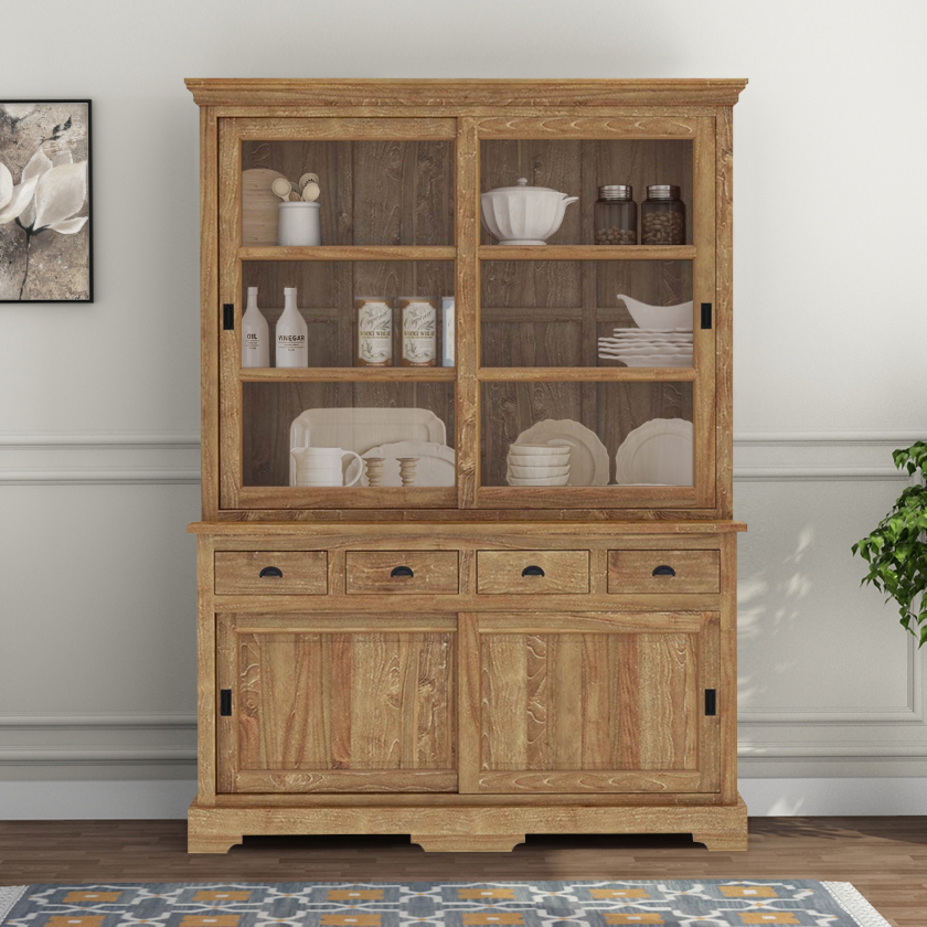 Picture of Brussels Rustic Sliding Door Kitchen Pantry Cabinet