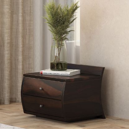 Picture of Sligo Modern Solid Wood 2 Drawer Nightstand