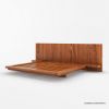 Picture of Bonalbo Rustic Solid Wood Floating Platform Bed