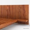 Picture of Bonalbo Rustic Solid Wood Floating Platform Bed