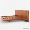 Picture of Bonalbo Rustic Solid Wood Floating Platform Bed