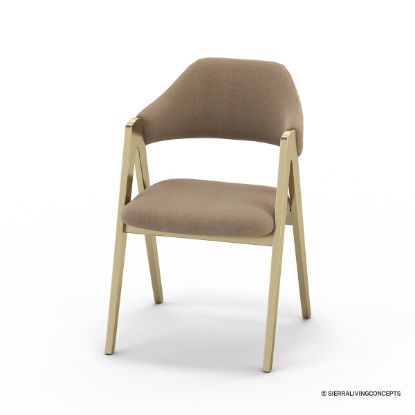 Picture of Hopland Upholstered Mid Century Modern Dining Chair