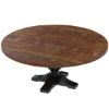 Picture of Rexburg Black Two Tone Solid Wood Farmhouse Dining Table Chair Set