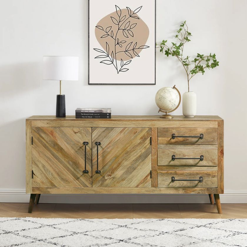 Picture of Somis Modern Farmhouse Wooden Sideboard