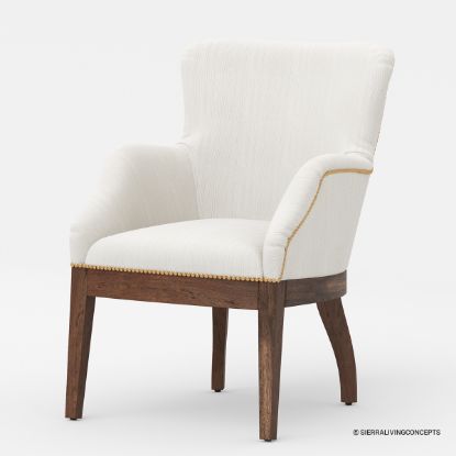 Picture of Lockeford Contemporary Upholstered Dining Chair with Arms