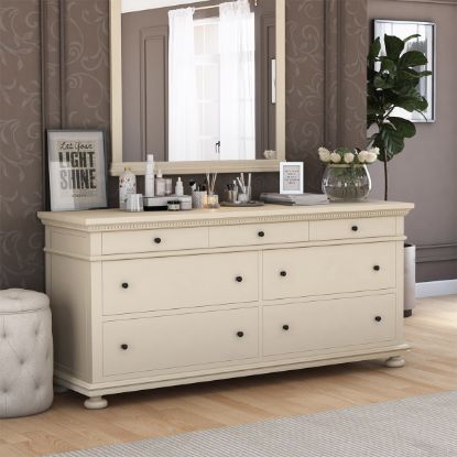 Picture of Otranto Mahoghany Wood 7 Drawer Large Bedroom Dresser