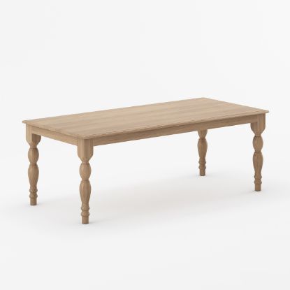 Picture of Biloxi Rectangle Rustic Farmhouse Dining Table