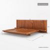 Picture of Bonalbo Rustic Solid Wood Floating Platform Bed