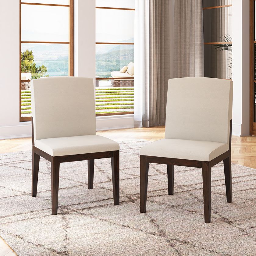 Picture of Hawkins Modern Leather Parsons Dining Chair