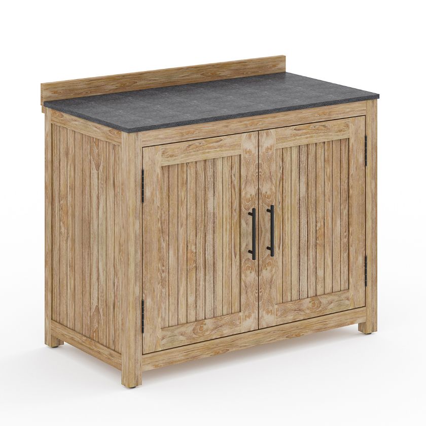 Picture of Monroe Rustic 2 Door Outdoor Kitchen Storage Cabinet