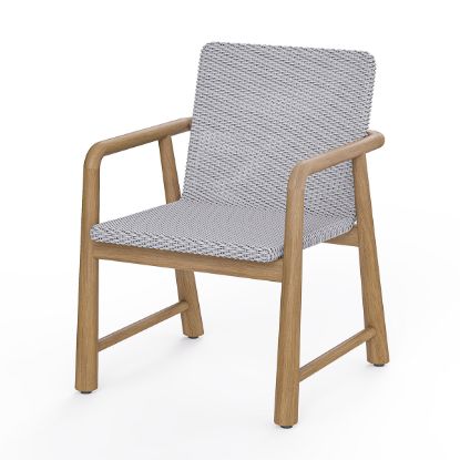 Picture of Collier Contemporary Modern Outdoor Wicker Dining Chair