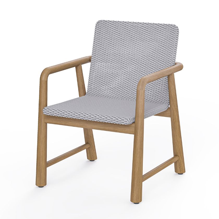 Picture of Collier Modern Wicker Outdoor Dining Armchair