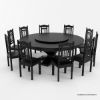 Picture of Missouri Traditional Round Dining Table Set For 10