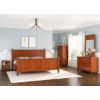 Picture of Delanson Solid Mahogany Wood Tall Bedroom Dresser With 8 Drawers