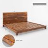 Picture of Santa Barbara Solid Wood High Headboard Platform Bed