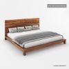 Picture of Santa Barbara Solid Wood High Headboard Platform Bed