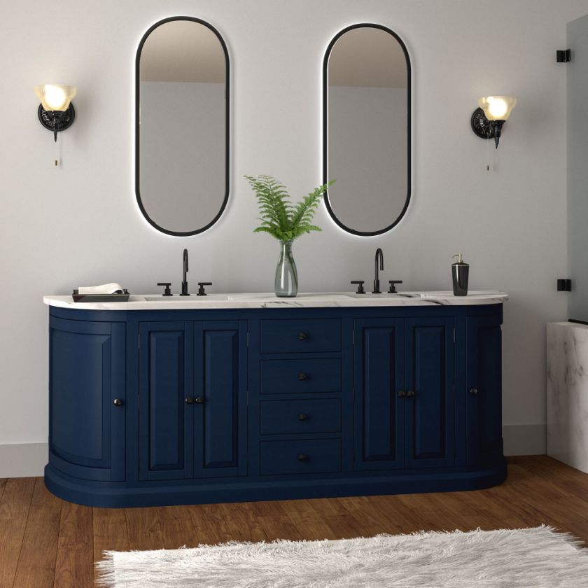 Picture of Peshtigo Modern Bathroom Vanity with Double Sink Space