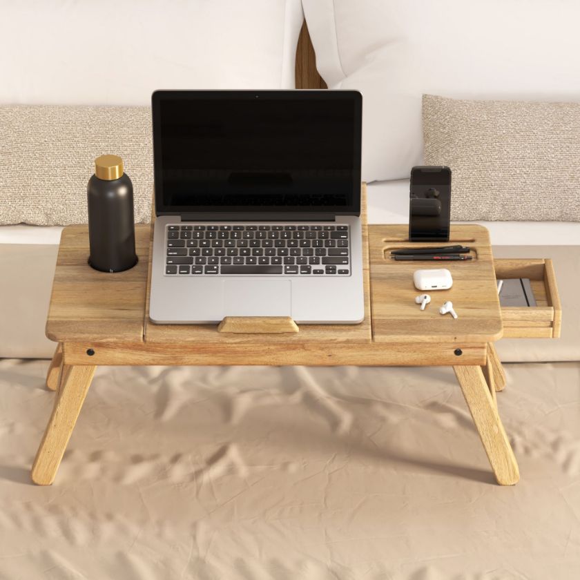 Picture of Doral Solid Wood Foldable Laptop Desk 