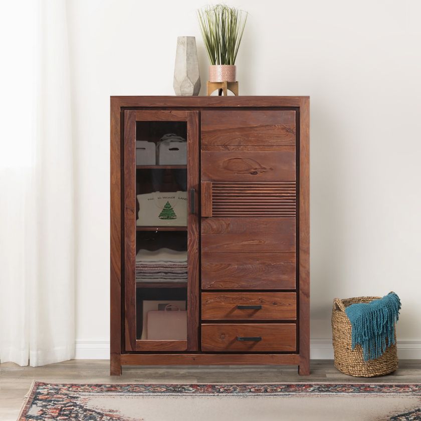 Picture of Hayward Tall Wooden Accent Cabinet with Drawers