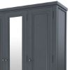 Picture of Marysville Solid Wood Large Wardrobe Armoire with Mirror