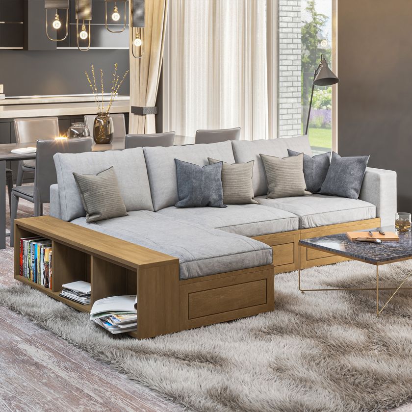 Picture of Mojave Modern L Shaped Sectional Sofa with Chaise Lounge